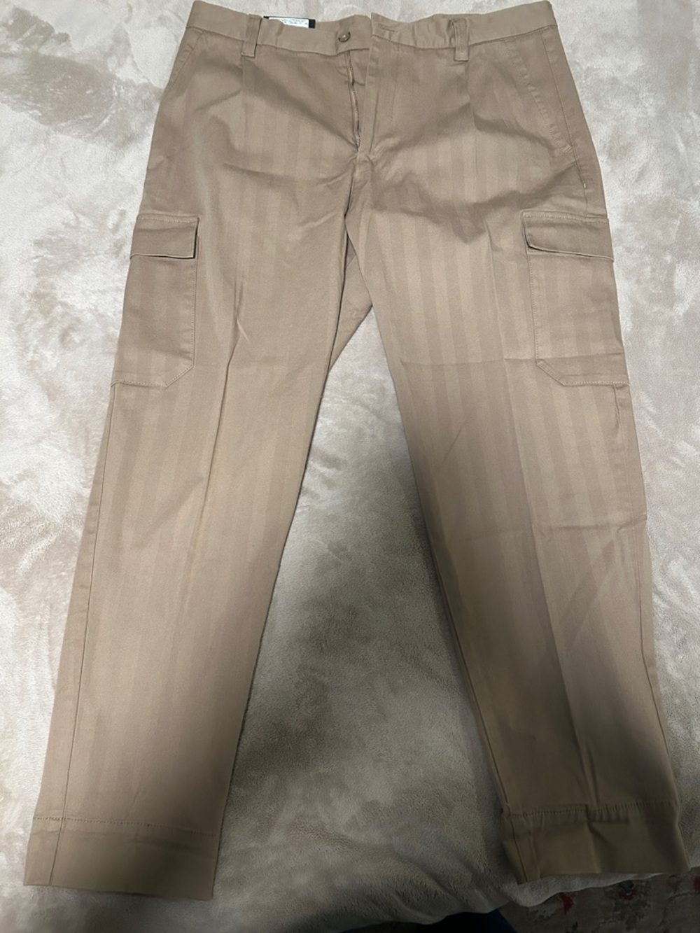 Boss Men's Khaki Cargo Pants